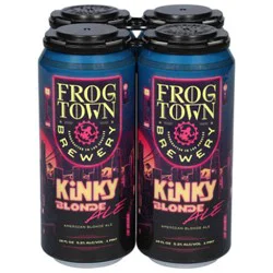 Frog Town Kinky Blonde Ale In Cans - 4-16 Fz