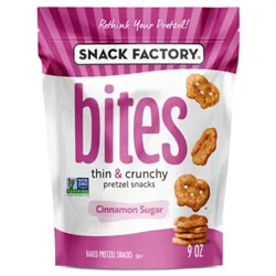Snack Factory Cinnamon Sugar Pretzels 9 Oz Bag - 9 Oz