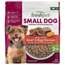 Freshpet 2 Lb Small Dog Grain Free Beef Roasted Meals - 2 Lb