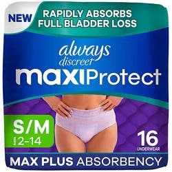Always Discreet Heavy Size Small - 16 Ct