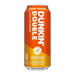 Dunkin Double Salted Caramel Iced Espresso 15fz - 15 Fz