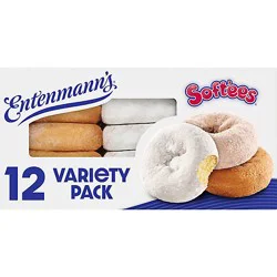 Entenmanns Softees Variety Pack Donuts 12 Count - 16.7 Oz