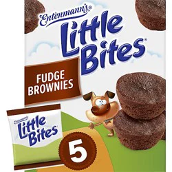 Entenmanns Little Bites Mini Fudge Brownies 5 Packs - 9 Oz