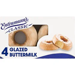 Entenmanns Glazed Buttermilk Donuts - 7.2 Oz