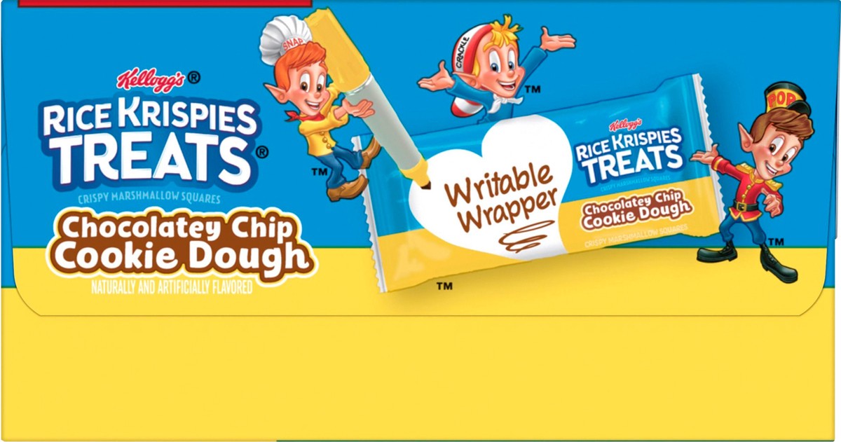 slide 8 of 9, Rice Krispies Treats Marshmallow Snack Bars Chocolatey Chip Cookie Dough, 6.2 oz