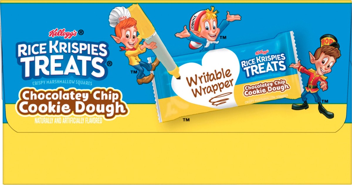 slide 3 of 9, Rice Krispies Treats Marshmallow Snack Bars Chocolatey Chip Cookie Dough, 6.2 oz