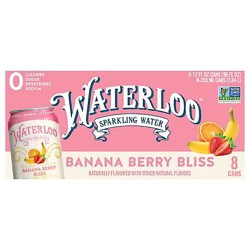 Waterloo Banana Berry Bliss 8-12fz - 8-12 Fz