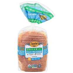 Izzio Organic Lucky 7 Multigrain Bread - 24 Oz