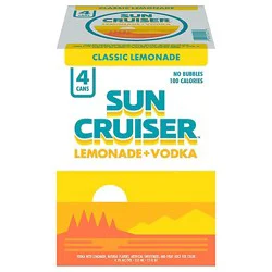 Sun Cruiser Vodka Lemonade Lemonade Cans - 4-12 Fz