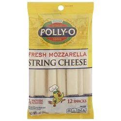 Polly O String Fresh Mozzarella Cheese 12 Oz - 12 Oz