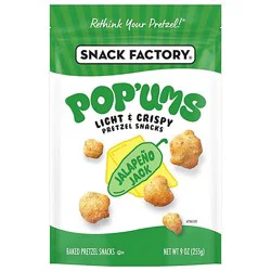 Snack Factory Jalapeno Jack Pretzels 9 Oz Bag - 9 Oz