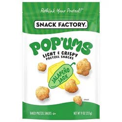 Snack Factory Jalapeno Jack Pretzels 9 Oz Bag - 9 Oz