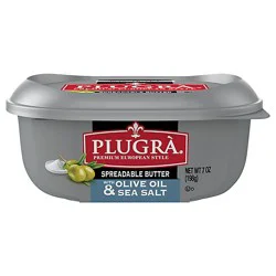 Plugra Olive Oil & Sea Salt Butter 7 Oz - 7 Oz