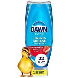 Dawn Ultra Ez-Squeeze Dishwashing Liquid, Strawberry Fields - 22 Fl. Oz. - 22 Fz