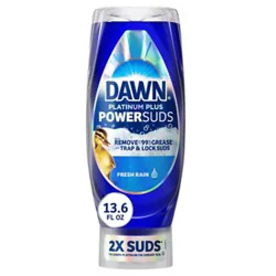 Dawn Platinum Plus Powersuds Ez-Squeeze, Fresh - 13.6 Fl. Oz. - 13.6 Fz