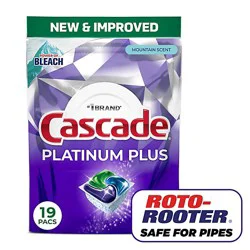 Cascade Platinum Plus Actionpacs, Mountain Scent - 19 Ct. - 19 Ct