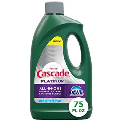 Cascade Platinum Plus Complete Gel, Fresh - 75 Fl. Oz. - 75 Fz