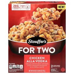 Stouffer's Chicken Alla Vodka For Two Frozen Entree Box 26 Oz - 26 Oz
