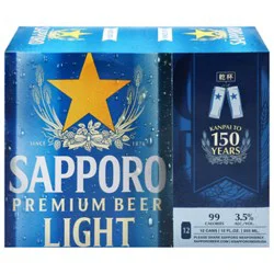 Sapporo Premium Light Cns - 12-12 Fz