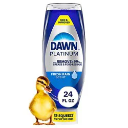 Dawn Platinum Ez-Squeeze Dishwashing Liquid, Refreshing Rain - 24 Fl. Oz. - 24 Fz