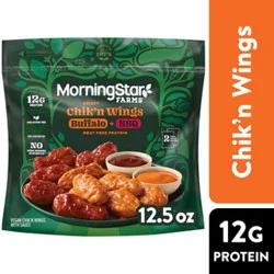 Morningstar Farms Poultry Bbq & Buffalo Flavors Sauced 12.5oz - 12.5 Oz