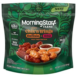 Morningstar Farms Poultry Bbq & Buffalo Flavors Sauced 12.5oz - 12.5 Oz