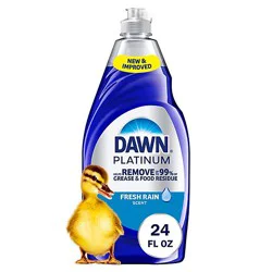 Dawn Platinum Dishwashing Liquid, Fresh Rain - 24 Fl. Oz. - 24 Fz