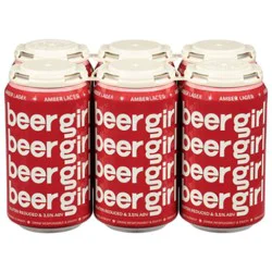 Beer Girl Amber Lager In Cans - 6-12 Fz