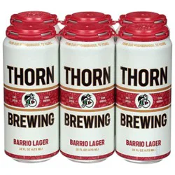 Thorn Brewing Barrio Lager In Cans - 6-16 Fz