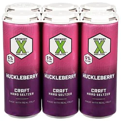 Brewery X Huckleberry Herd Seltzer 6-12 Oz Cans - 6-12 Fz