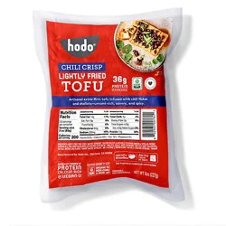Hodu Lightly Fried Chili Crisp Tofu - 8 Oz