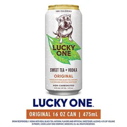 Lucky One Iced Tea Can - 16 Fz