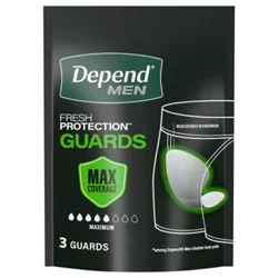 Depend Men Max Absorb Guard Dsp 3 - 3 Ct