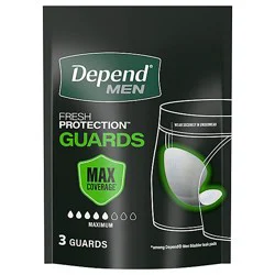 Depend Men Max Absorb Guard Dsp 3 - 3 Ct