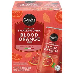 Signature Select Sparkling Italian Blood Orange 4-11.15 Fz - 4-11.15 Fz