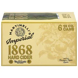 Martinellis 1868 Imperial Hard Cider In Cans - 6-12 Fz