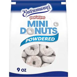 Entenemann's Mini Powdered Sugar Popettes Donuts - 9 Oz