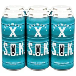 Brewery X S.o.k. Mexican Lager 6-16 Fl Oz In Cans - 6-16 Fz