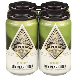 Bivouac Albright Dry Pear Cider 4-12 Fl Oz In Cans - 4-12 Fz