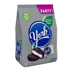 York Dark Chocolate Covered Peppermint Pattie Miniatures Party Pack Stand Up Bag - 29.2 Oz