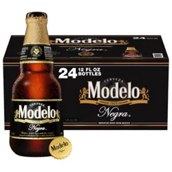 Modelo Negra Beer In Bottles - 24-12 Fz