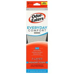 Odor Eaters Everyday Comfort Insoles 3-Pack - Ea