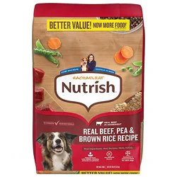 Rachael Ray Nutrish Dry Dog Beef, Pea & Brown Rice - 30 Lb