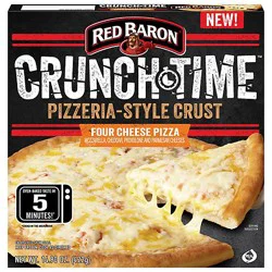 Red Baron Crunch Time Four Cheese Frozen Microwave Pizza 14.91 Oz - 14.91 Oz