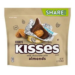 Hersheys Kisses Almonds Share Pack 8.7oz - 8.7 Oz