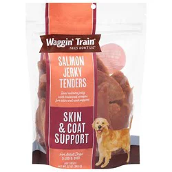 Waggin' Train Salmon Jerky For Skin & Coat Support 12oz - 12 Oz