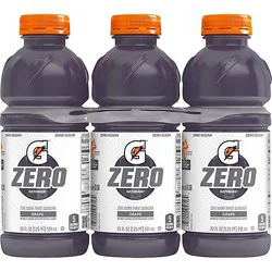 Gatorade Zero Zero Sugar Thirst Quencher Grape 20 Fl - 120 Fz