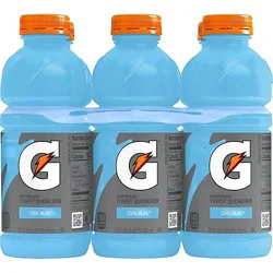 Gatorade Thirst Quencher Cool Blue 20 Fl Oz X 6 - 120 Fz