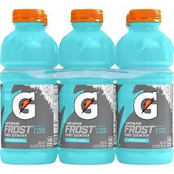 Gatorade Frost Thirst Quencher Glacier Freeze 20 Fl Oz X 6 - 120 Fz