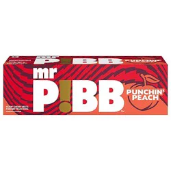 Mr Pibb Poppin Peach 12-12fz - 12-12 Fz